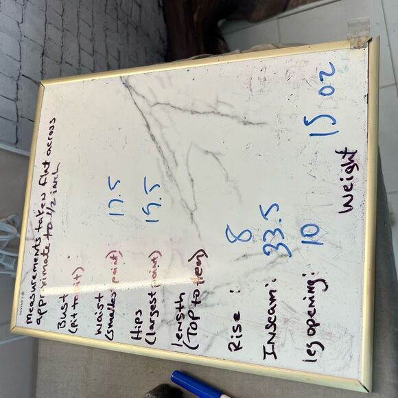 Guess Blue Whiskered Faded Cotton Blended Foxy Flare Jeans Size 30 - Picture 9 of 9